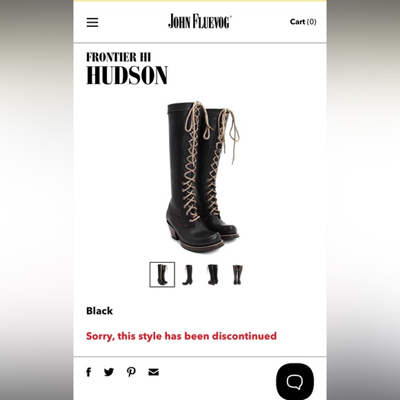 John Fluevog Frontier High Lace Up Boots 8 - Picture 5 of 11